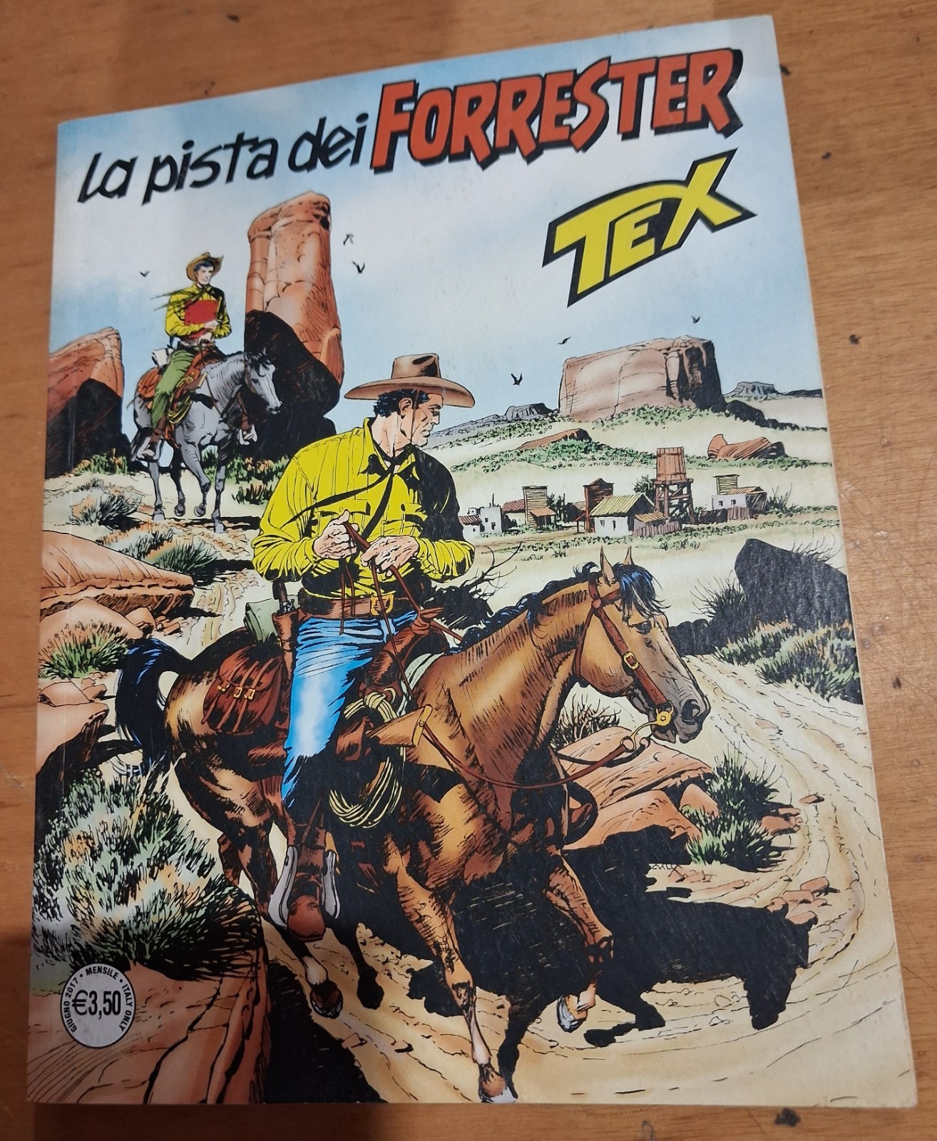 fumetto tex n.680 la pista dei forrester giugno 2017 bonelli