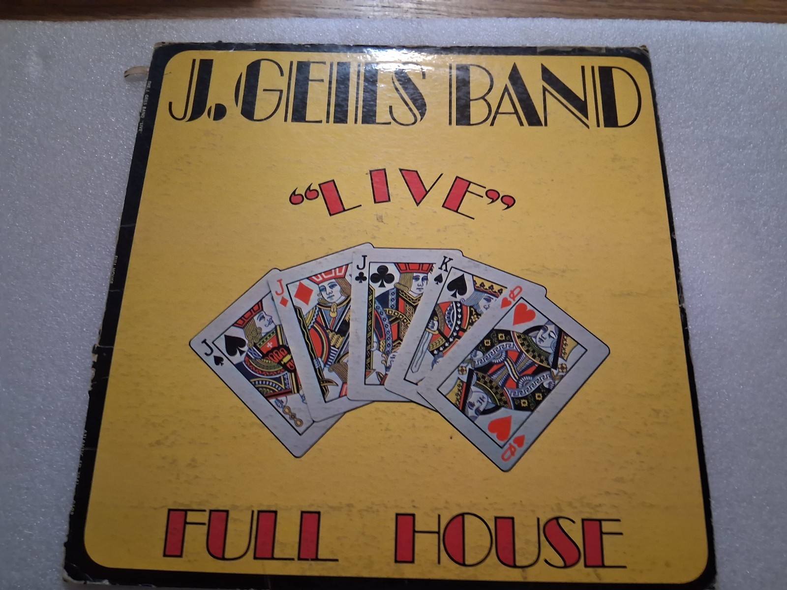 J. Geils Band ‎/ "Live" Full House / Atlantic ‎ SD 7241 / Vinyl LP 