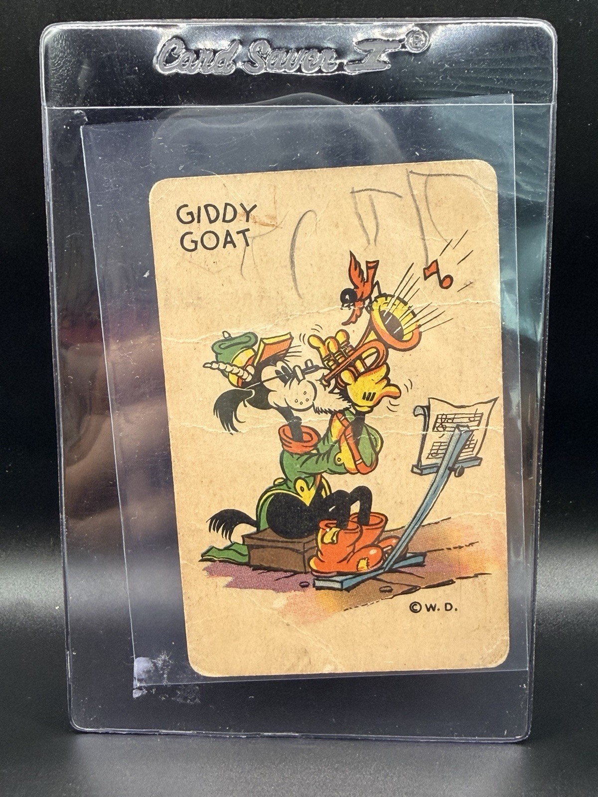 Giddy Goat Vintage Old Maid Card Disney