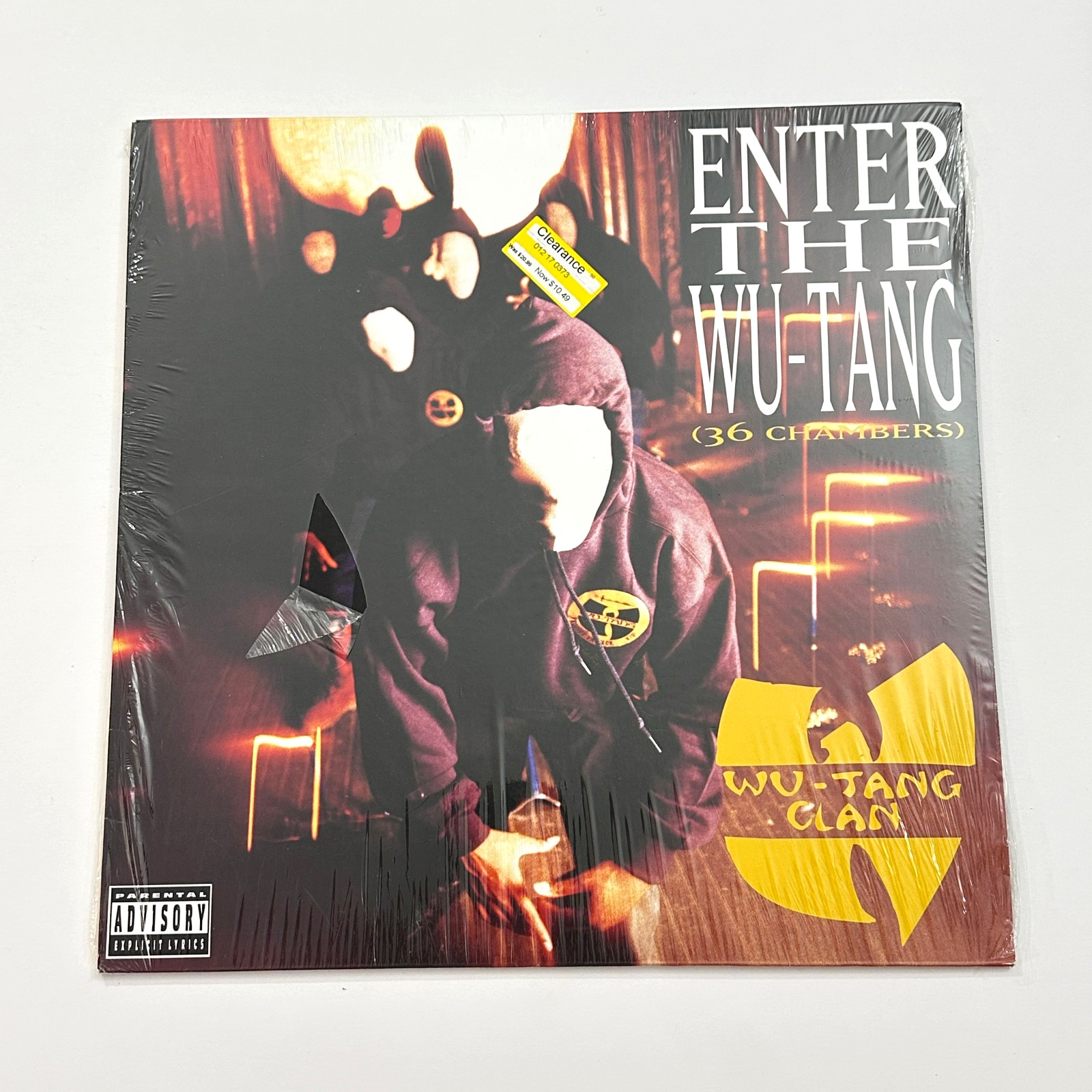 Wu-Tang Clan Enter The Wu-Tang 36 Chambers Record Yellow Spine Sealed Tears Wrap