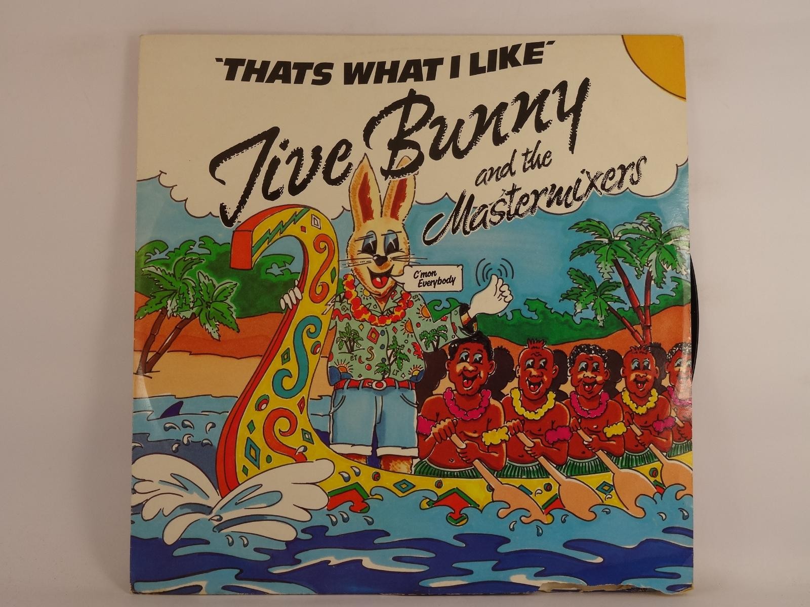 JIVE BUNNY AND THE MASTERMIXERS THAT'S WHAT I LIKE (235) 3 Track 12" Single plus