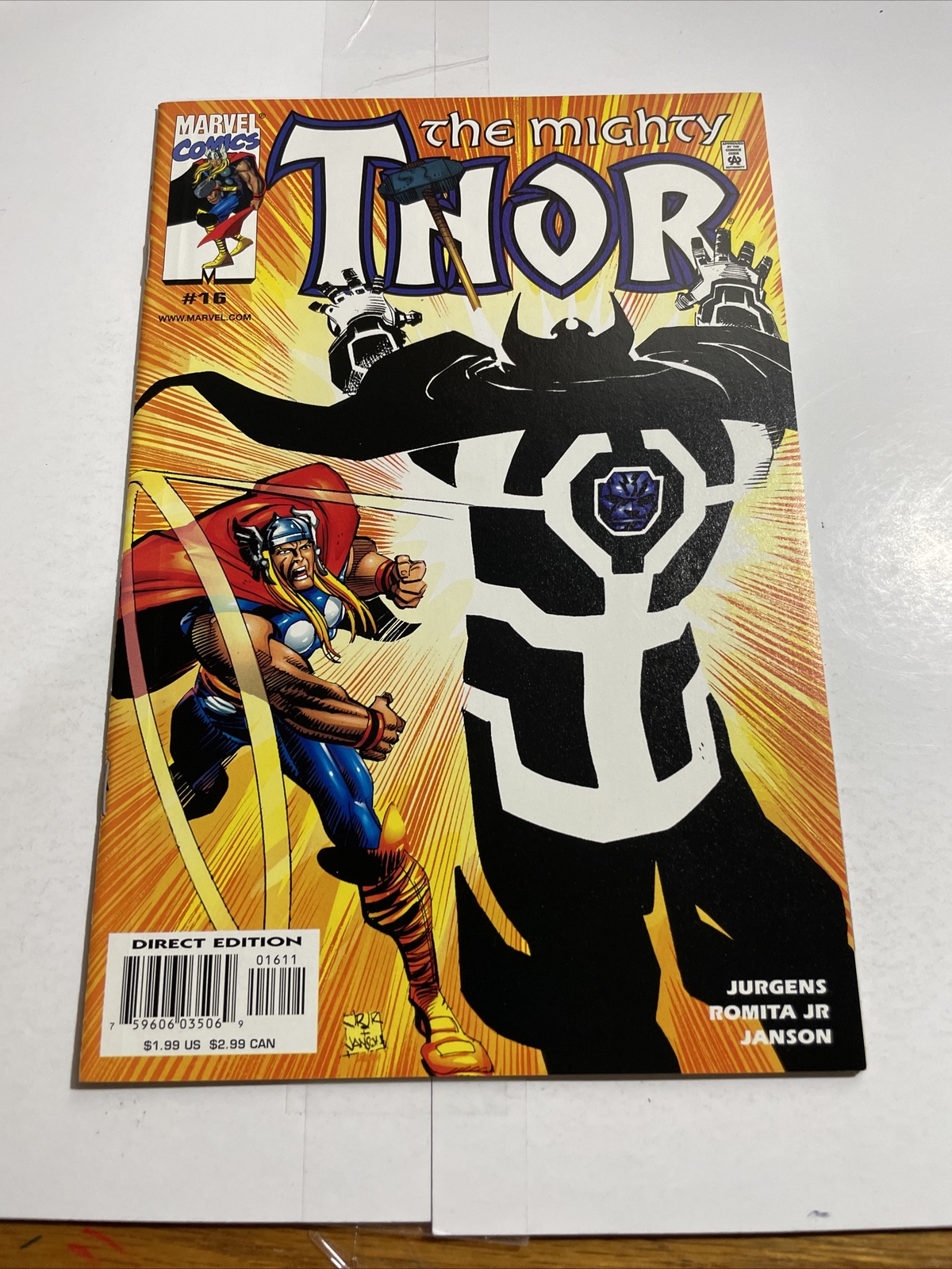 The Mighty Thor #16 2a serie 1999 Marvel COMICS John Romita Jr ART mm24