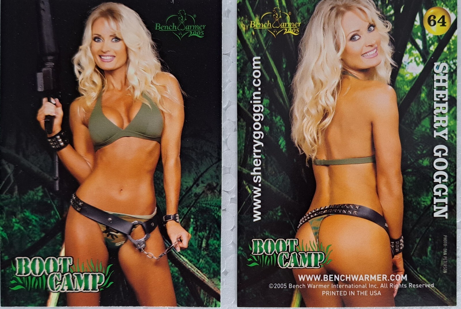 Sherry Goggin Boot Camp Bench Warmer 2005 Card # 64