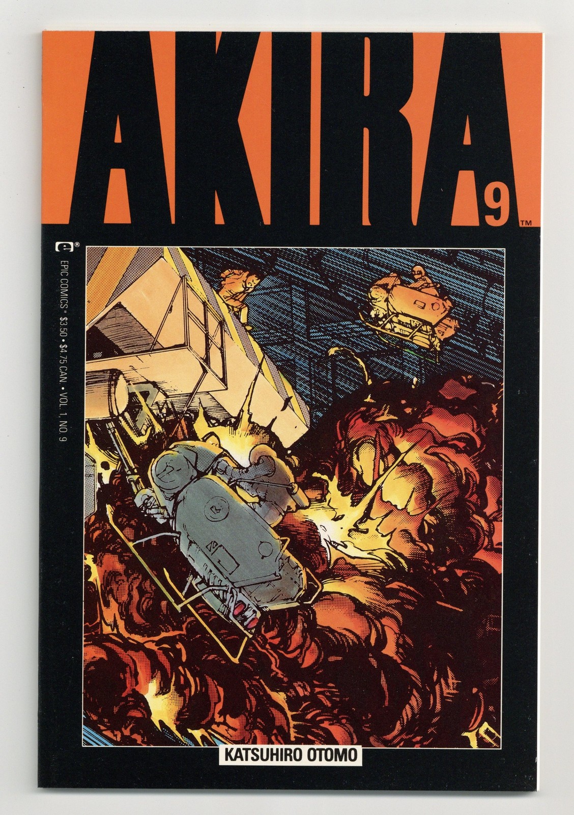 Akira #9 quasi nuovo 9.4 1989