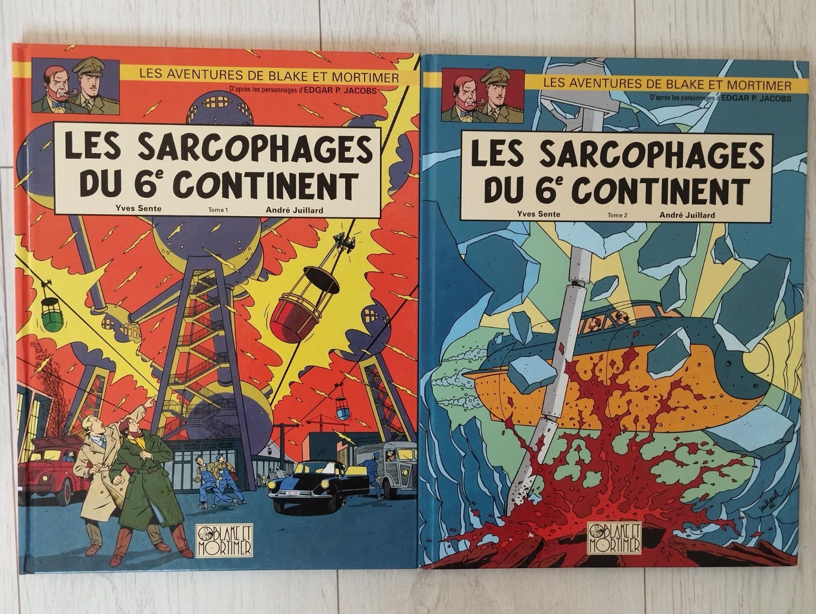 Lot BD en EO / Blake et Mortimer / Les Sarcophages du 6ème continent T16 & T17