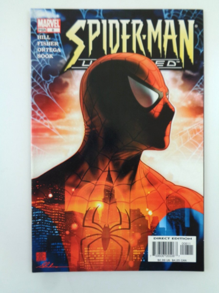 SPIDER-MAN UNLIMITED #8 BY JOE HILL / SETH FISHER AND BACK UP BY RYAN SOOK 2005