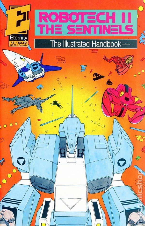 Robotech 2 Le Sentinelle Manuale #2 FN 1991 Immagine Stock