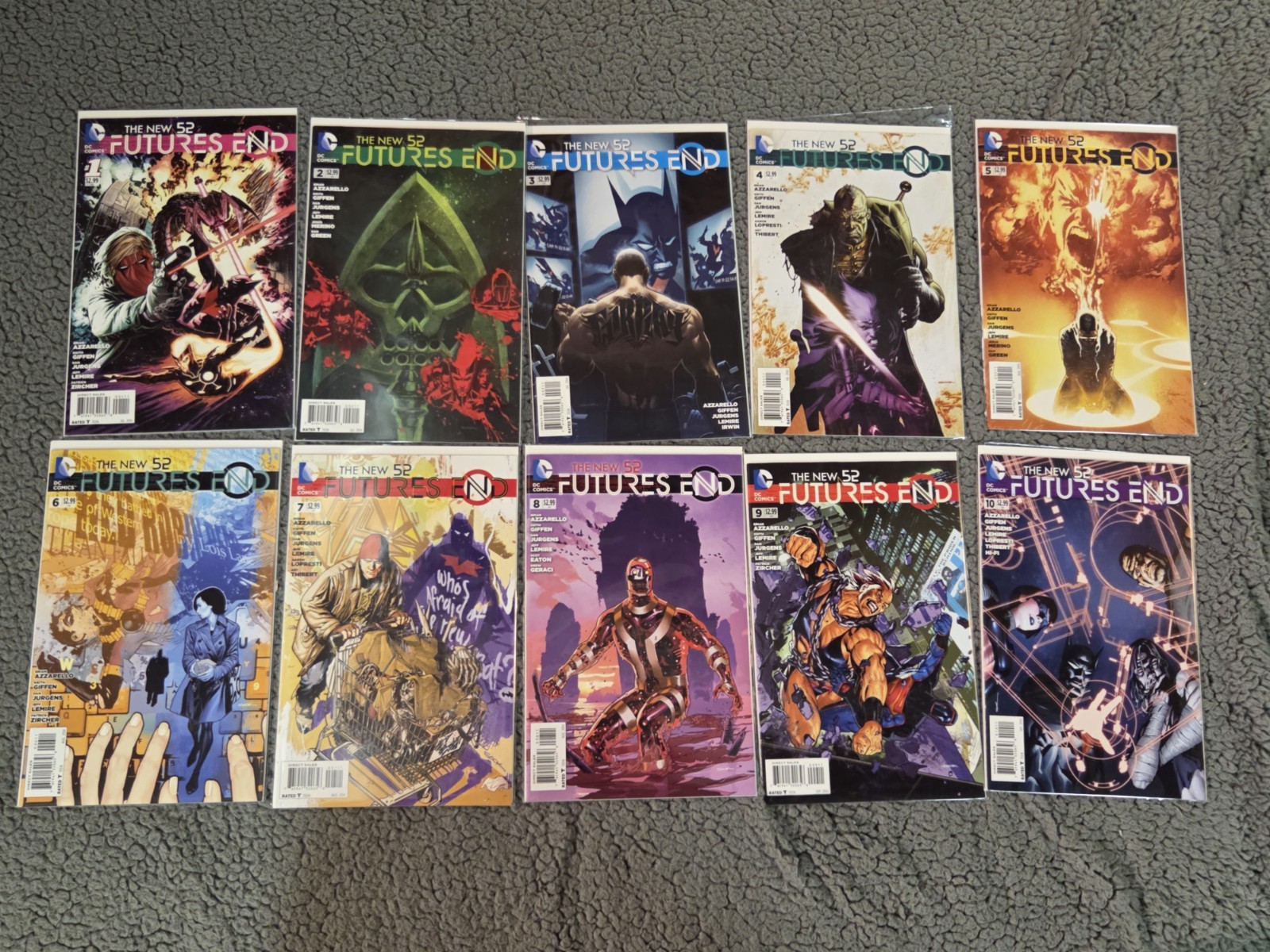 The New 52: Futures End #1-45, 48 DC Comics Lot Batman Beyond Firestorm