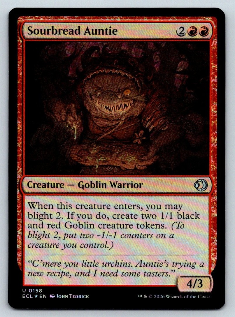 Sourbread Auntie #158 Foil Lorwyn Eclipsed Magic: The Gathering MTG - NM