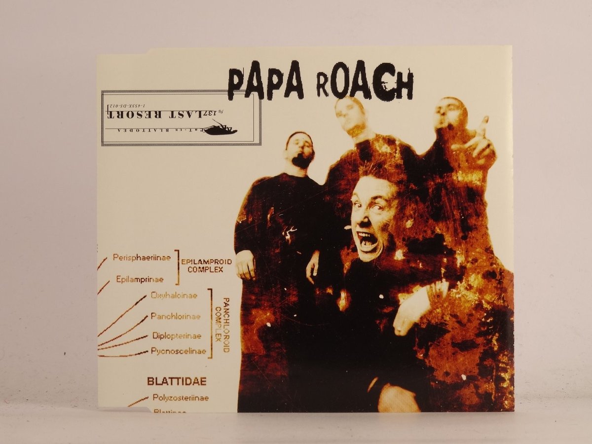 PAPA ROACH LAST RESORT (K51) 4 Track CD Single plus Picture Sleeve DREAMWORKS