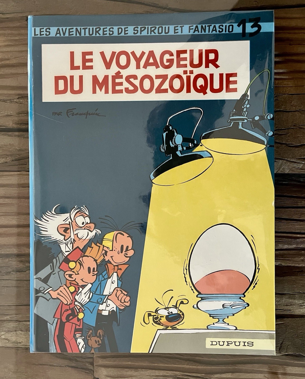 SPIROU : 1ERE EDIT DOS ROND 66 LE VOYAGEUR DU MÉSOZOÏQUE CRAQUANT NEUF FRANQUIN