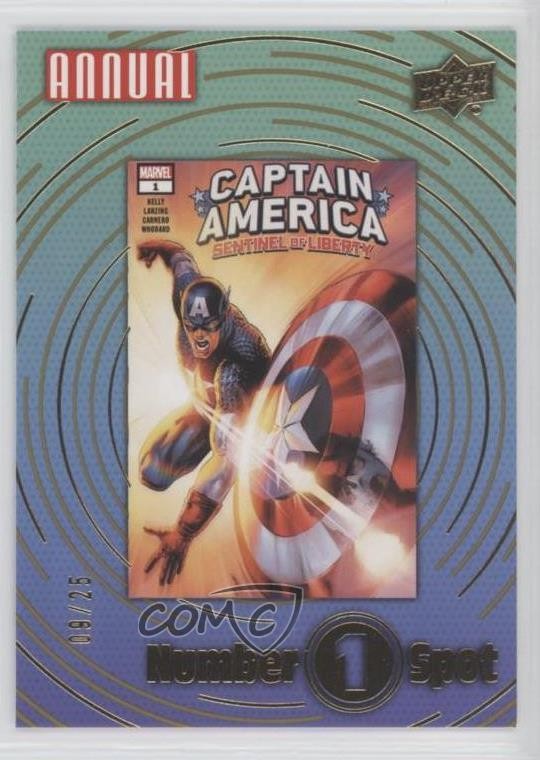 2022-23 Upper Deck Marvel Annual Number 1 Spot Gold 9/25 #N1S-2 0q5