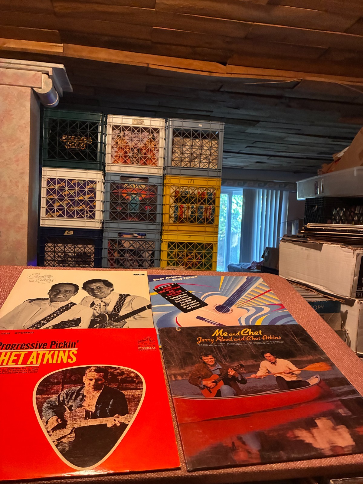 CHET ATKINS 4LP RECORD LOT, ONE STILL SEALED, GREAT CONDITION