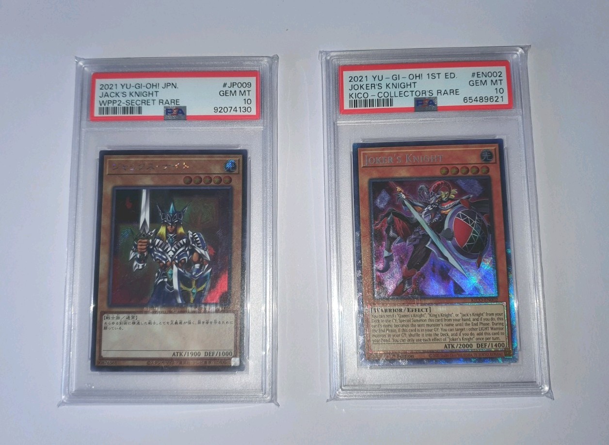 Yu-Gi-Oh Joker's Knight Jack's Knight PSA 10  KICO WPP2