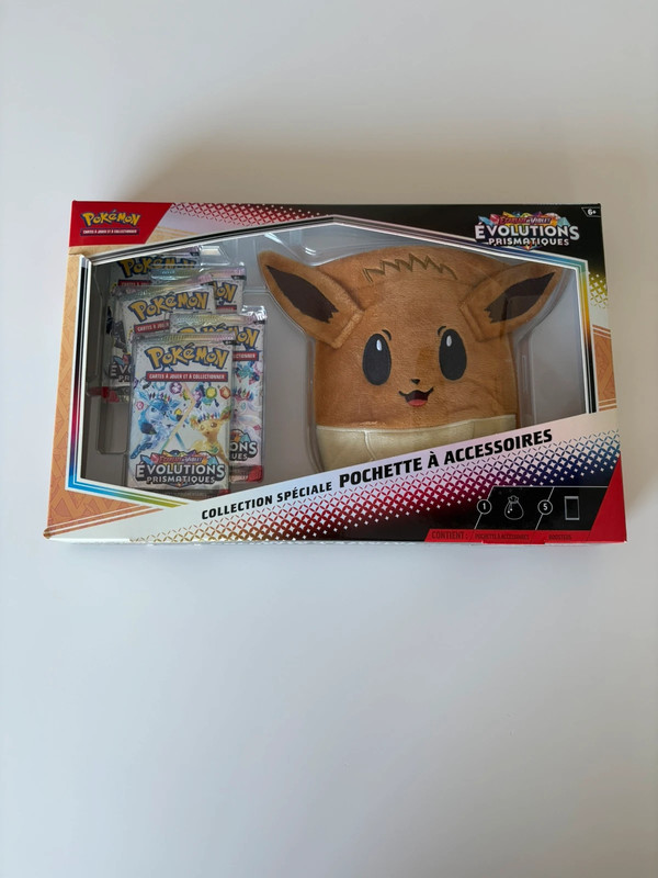 Coffret Evoli plus poche Pokémon évolution prismatique