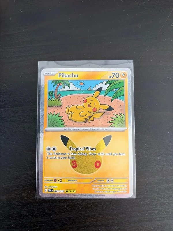 Pikachu 30C 043/128 21/30