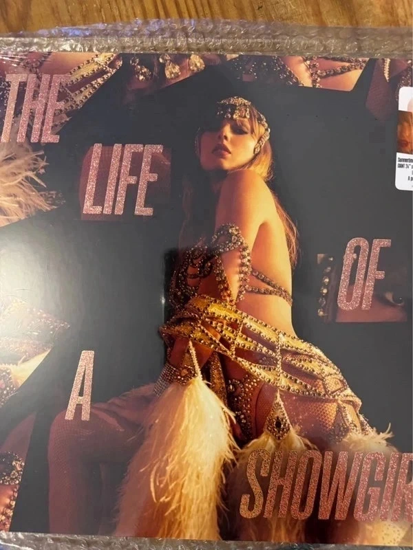 Vinyl the life is a showgirl Taylor Swift
