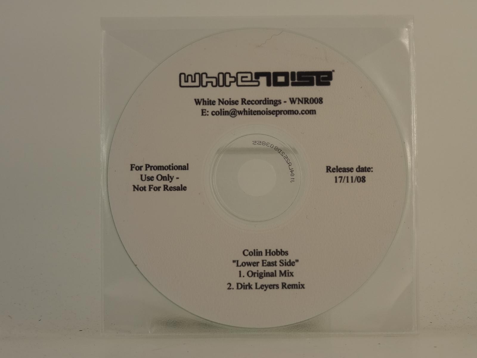 COLIN HOBBS LOWER EAST SIDE (H1) 2 Track Promo CD Single plus Plastic Sleeve WHI
