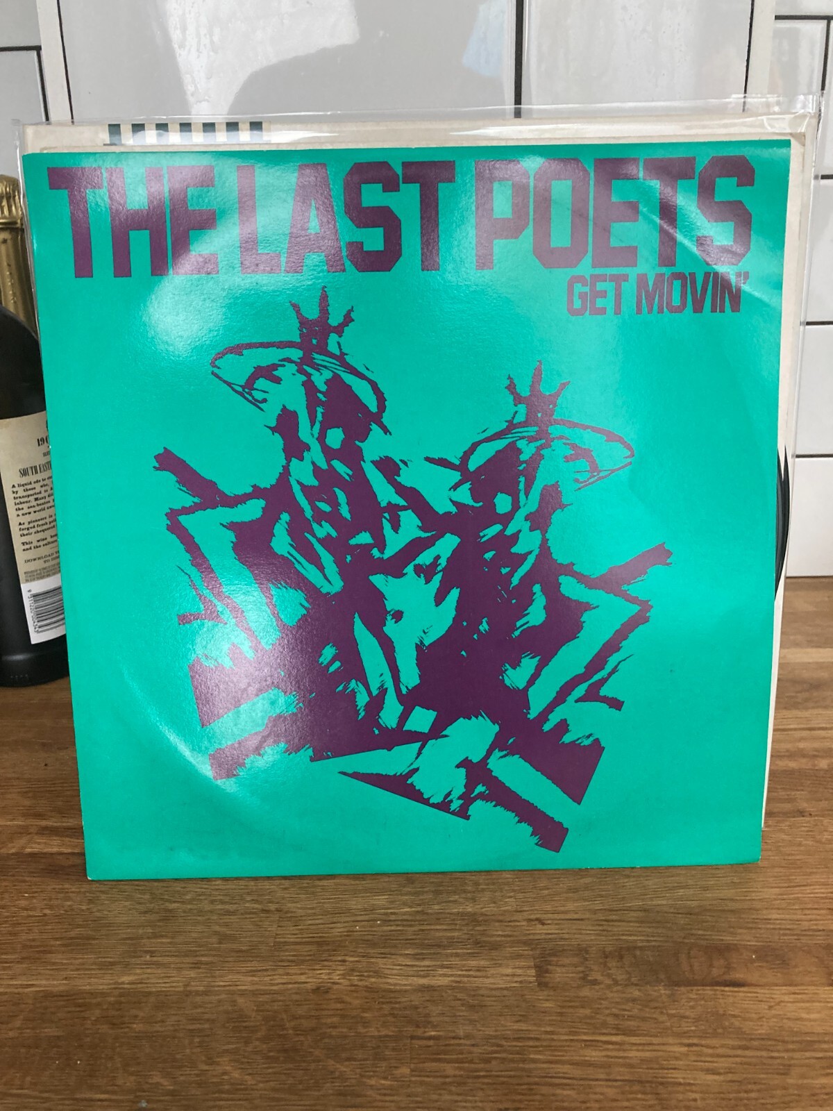 Last Poets - Get Movin' / Mean Machine - 1985 Hip Hop Rap 12" vinyl