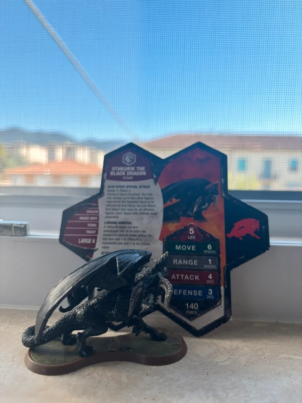 Heroscape D&D drago nero