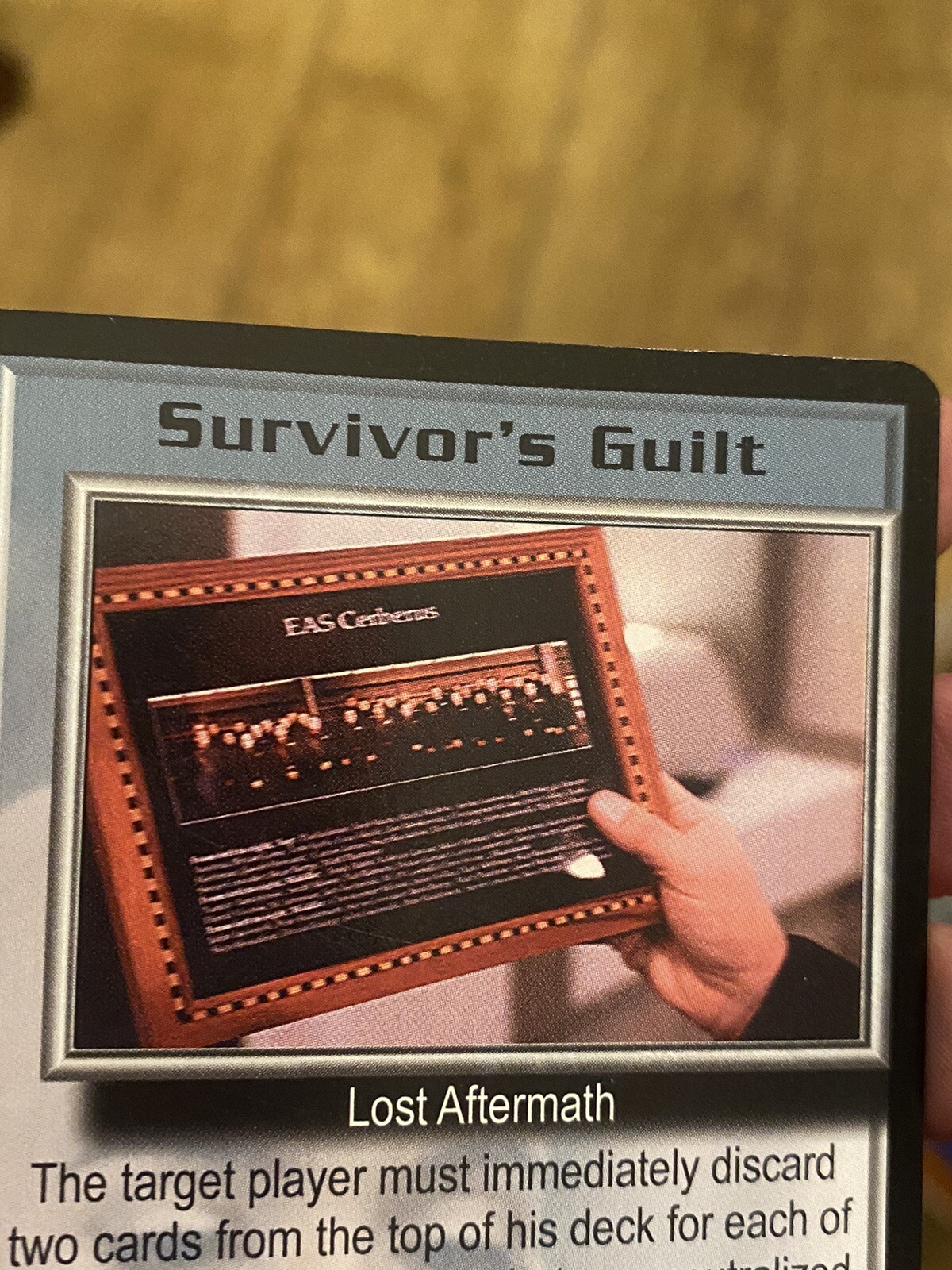 SURVIVORS GUILT 2000 BABYLON 5 CCG COLLECTORS CARD NEAR MINT CRUSADE UNPLAYED
