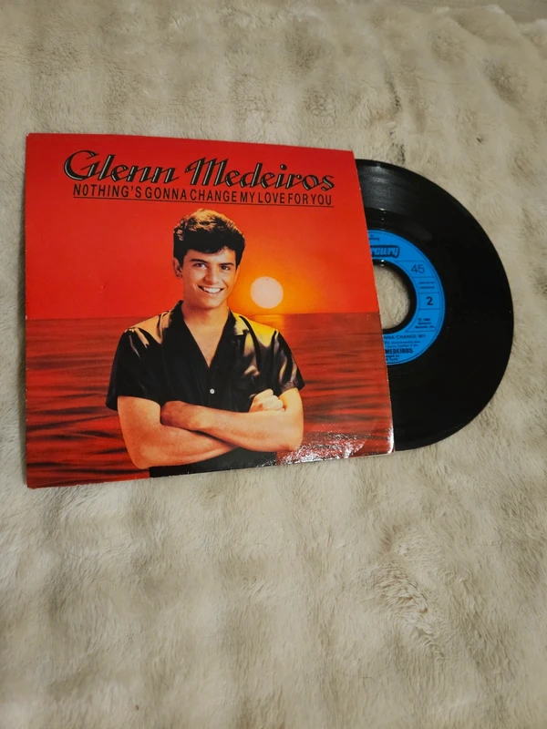 Disque Vinyle 45T - Glenn Medeiros - Nothing's Gonna Change My Love For You (1987 Pop )
