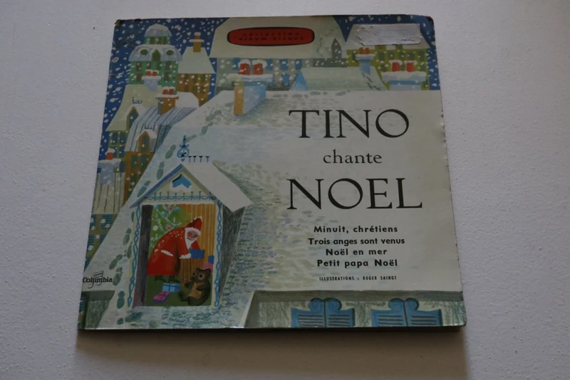 Tino Rossi - Tino chante Noël - Vinyle 45 tours Original (Columbia, 1972)