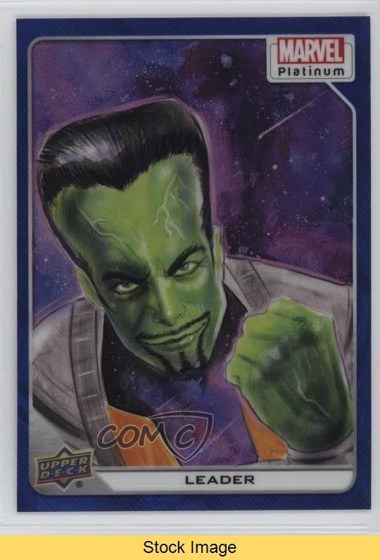 Upper Deck Marvel 2023 Platinum Blue Rainbow Leader #30 LEGGI 0w6