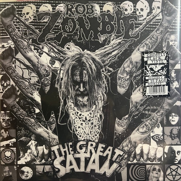 rob zombie the great satan ghostly black vinyl BRAND NEW & SEALED Metal