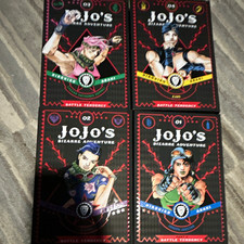 JoJo's Bizarre Adventure Battle Tendency Manga Vol 1-4 Lotto Inglese Araki