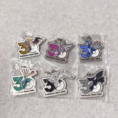 Pokémon 30° Anniversario Charm Metallo Muscot Semicomp Set di 6
