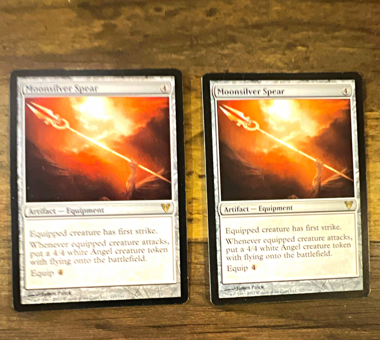 Wizards of the Coast Moonsilver Spear x2 - MTG M14 White English #216