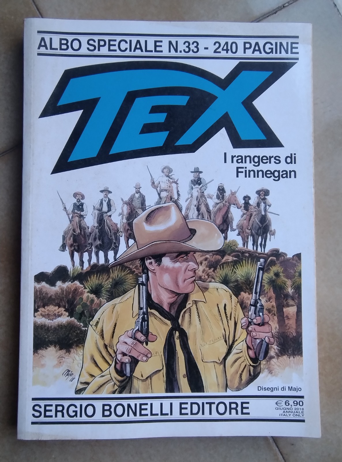 TEX Speciale (Texone) n. 33 - I rangers di Finnegan- 2018 - Disegni Majo