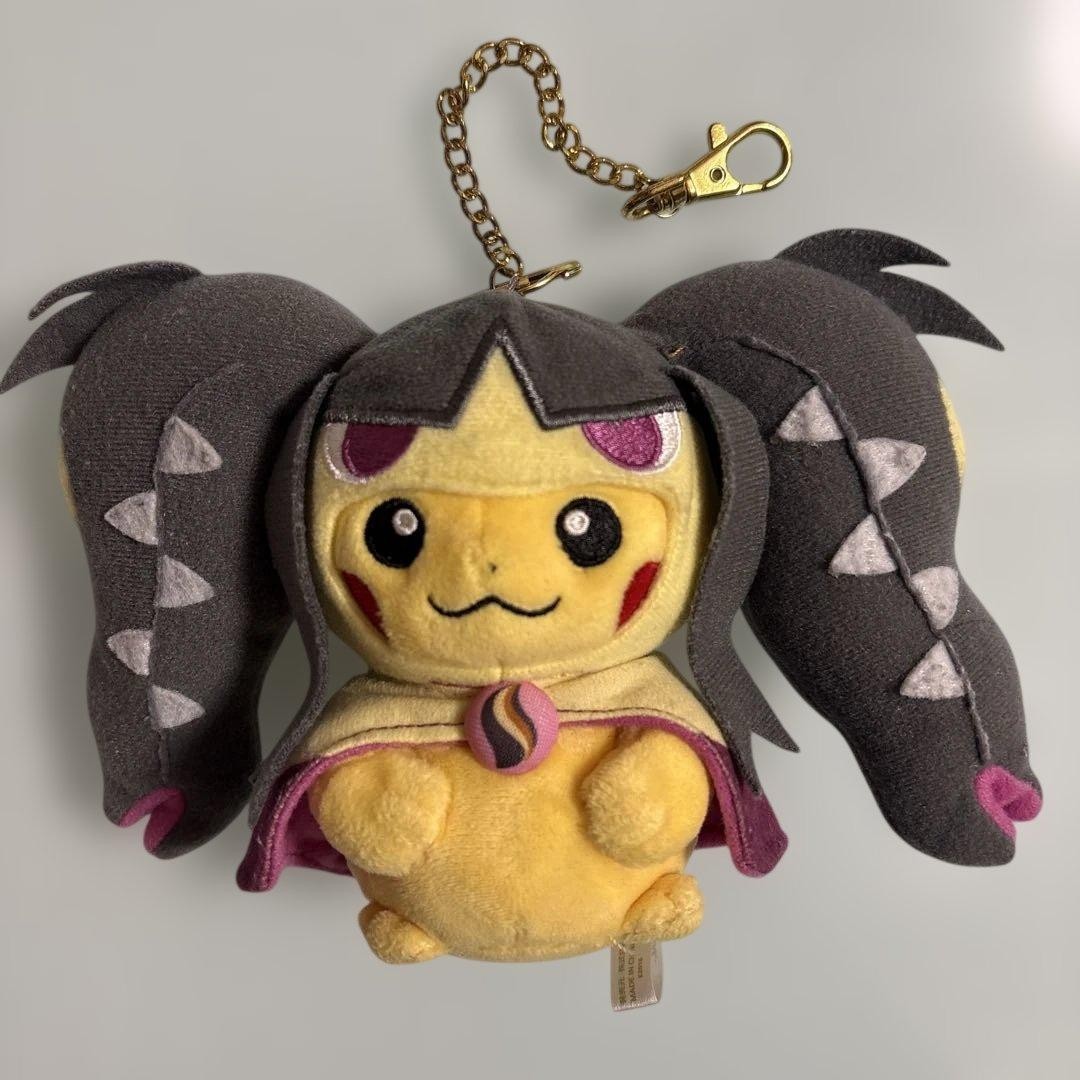 Pokemon Center Mega Mawile Poncho Pikachu Peluche Mascotte Portachiavi Giappone