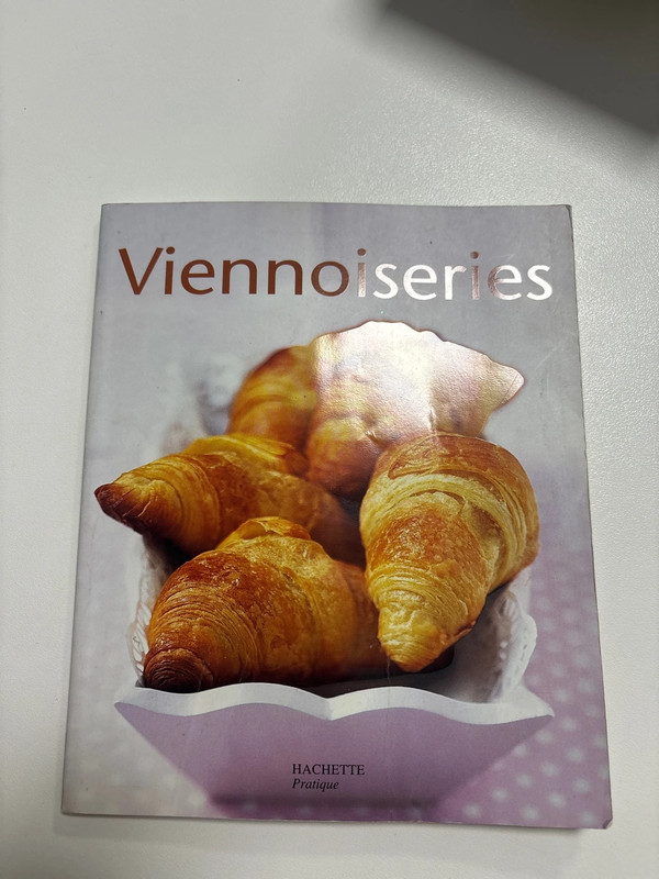 Livre de recettes de viennoiseries