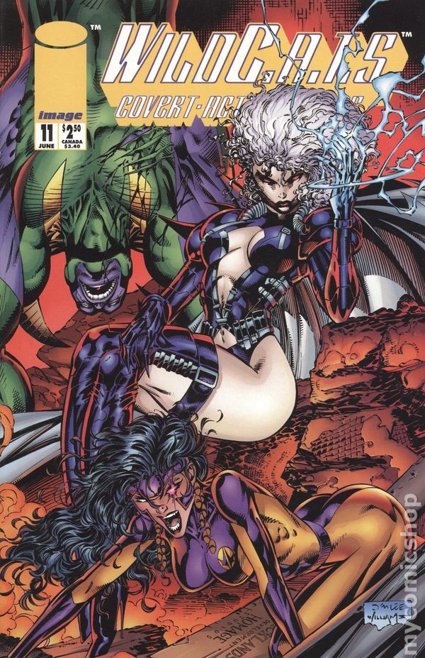 Wildcats Covert Action Teams #11A Lee VF 1994 immagine stock