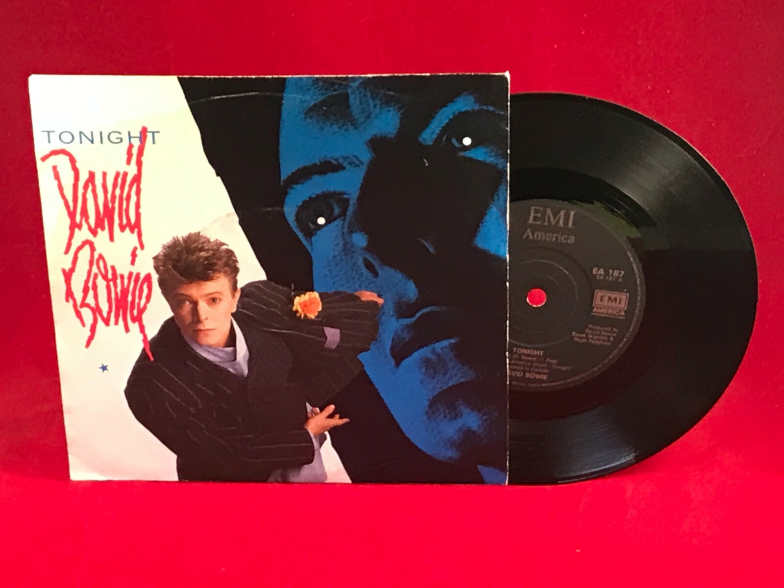 DAVID BOWIE Tonight 1984 UK 7" vinyl single EMI record 45 original