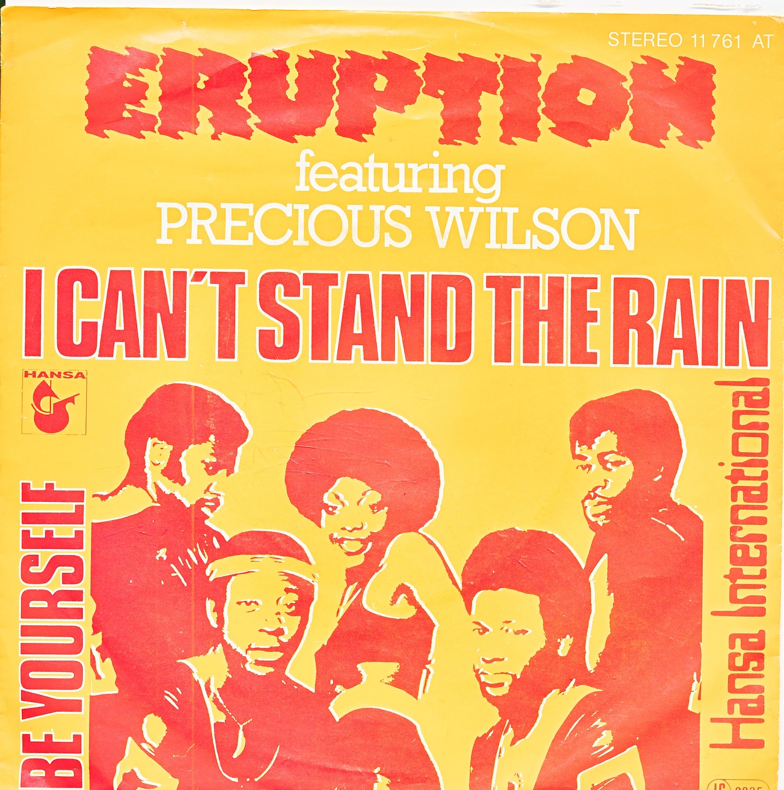 I Can't Stand The Rain - Eruption - Single 7" Vinyl 185/21