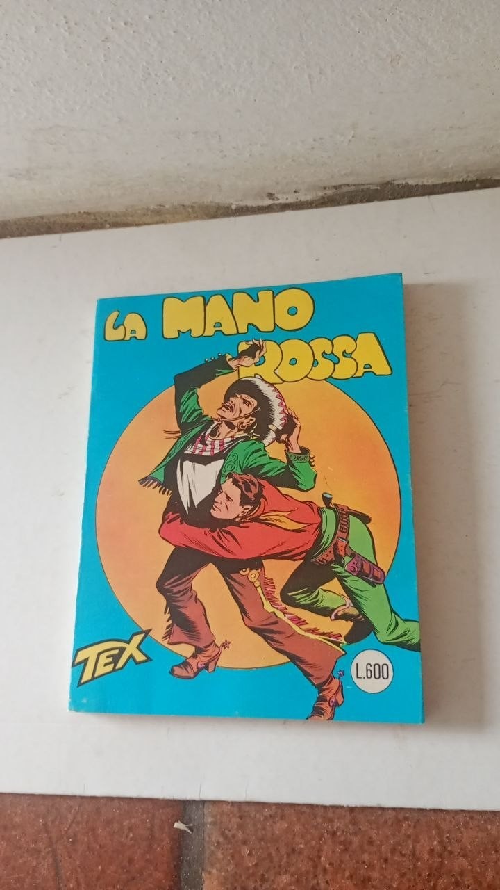 TEX N. 1 ORIGINALE  COPERTINA LIRE 600 AUT. 2926 LA MANO ROSSA OTTIMO