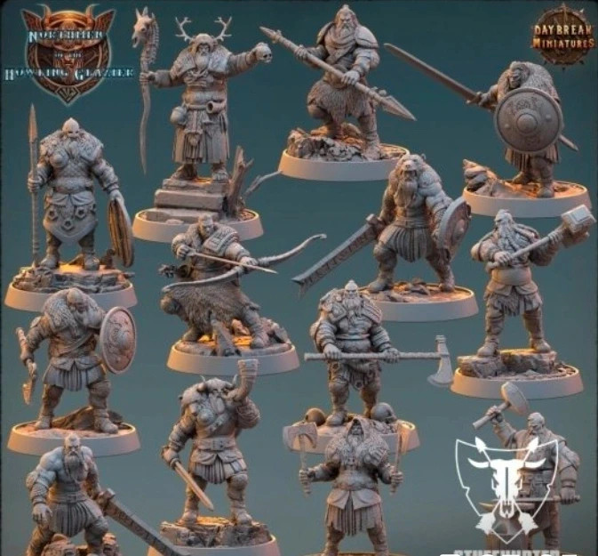 vikings Full Set 32mm