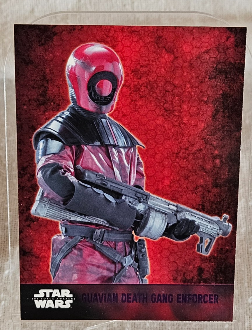 2015 Topps Star Wars Il Risveglio della Forza (Viola) Guavian Death Gang Enforcer #29