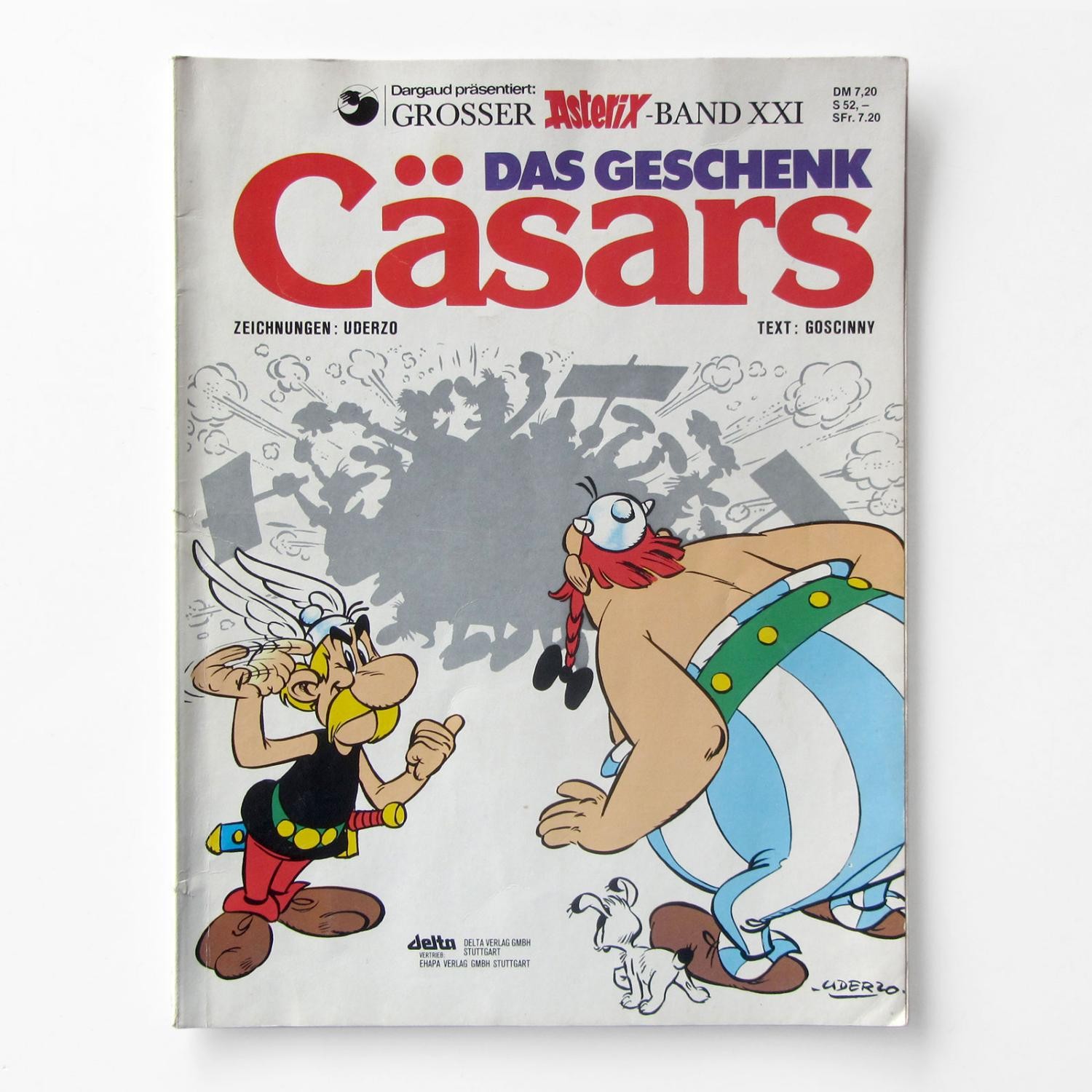 Asterix Volume XXI 21: Il Regalo di Cesare (1992) - Album Fumetti Delta Editore