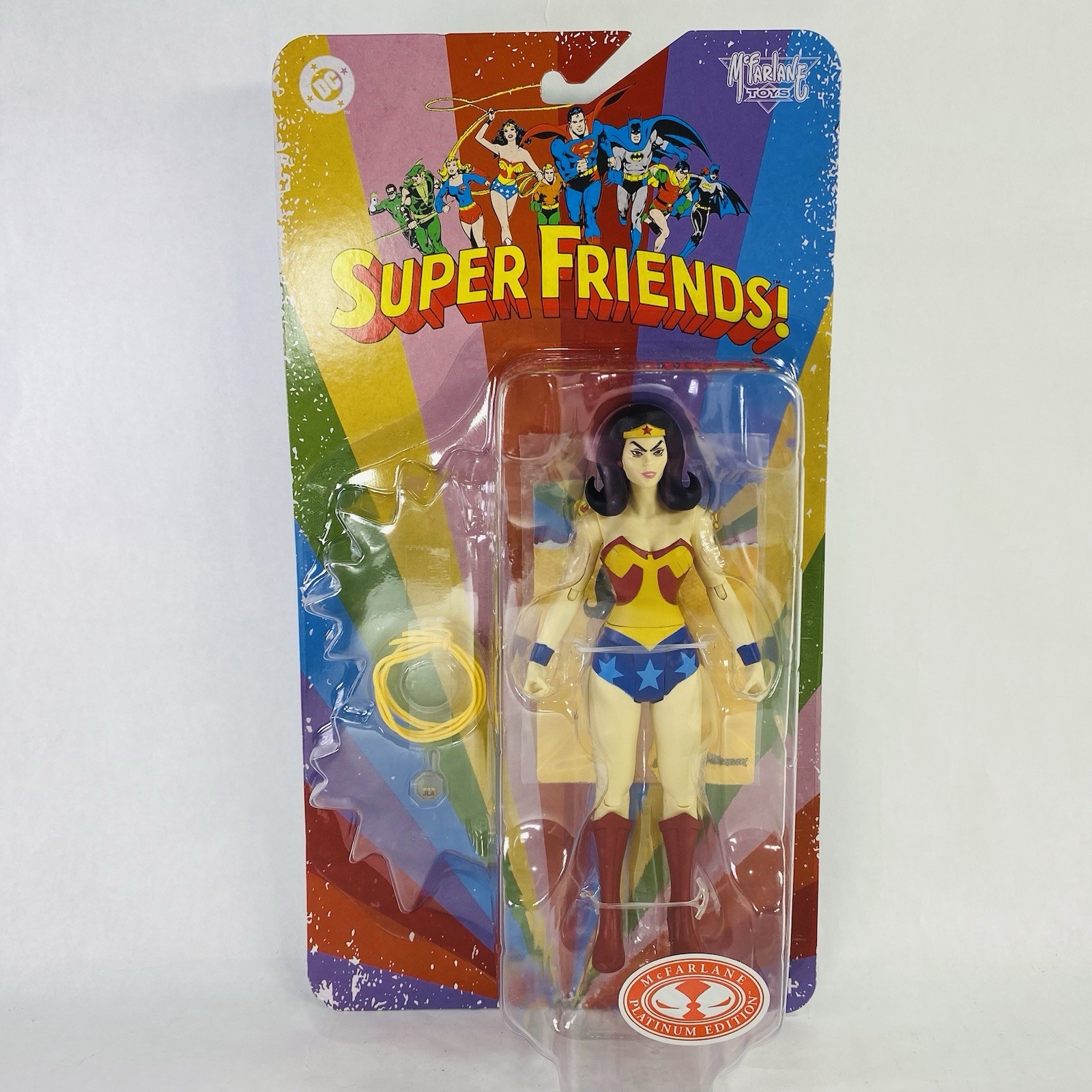 Nuovo! McFarlane DC Super Friends Evil Wonder Woman Figura Edizione Platino