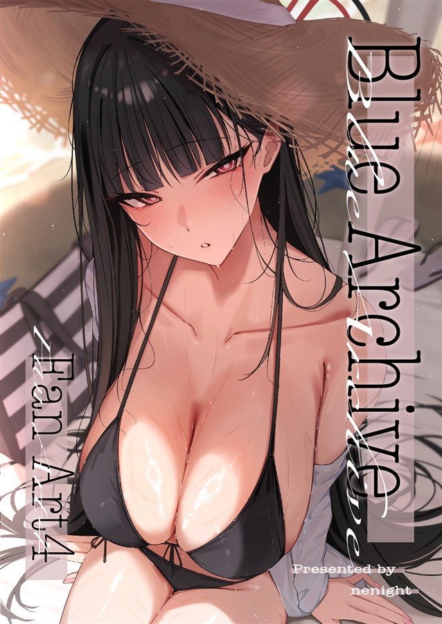 Blue Archive Rio Blue Archive Fan Art4 Okinight night Doujin Art Book 24p C108