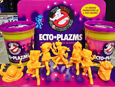The Real Ghostbusters Ecto-Plazms Orange  set of 12  and two cans