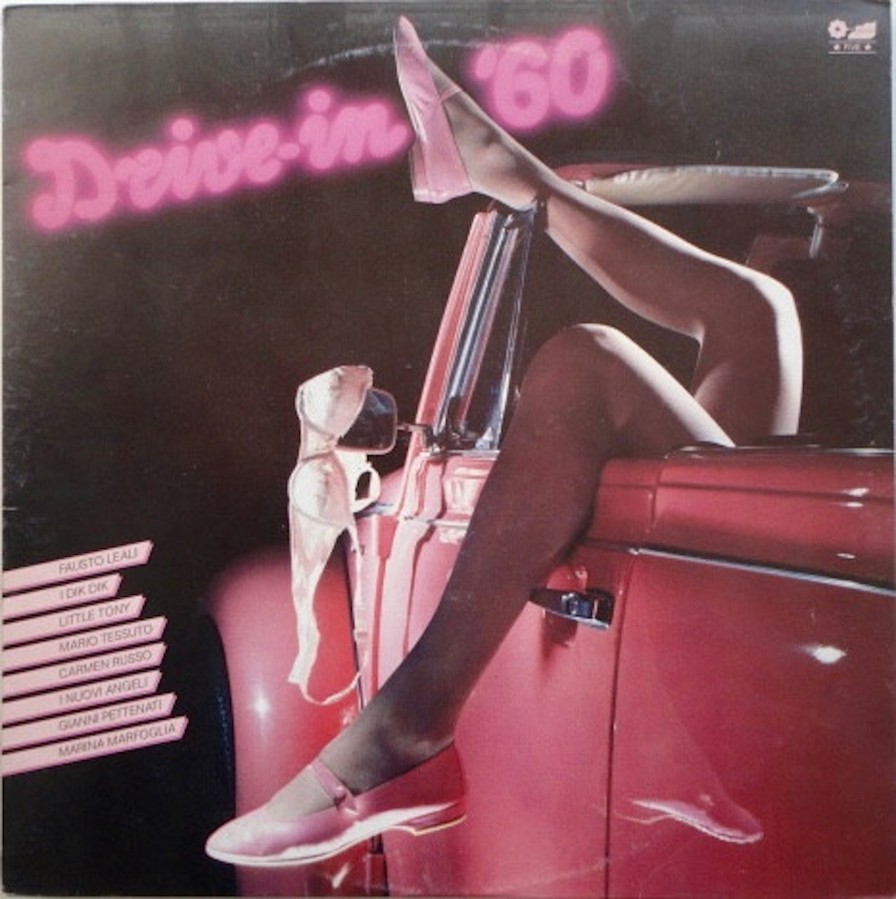 VARIOUS DRIVE-IN '60 LP 12" 33 RPM 1983 FIVE FM 13517 ITALY COMPILATION