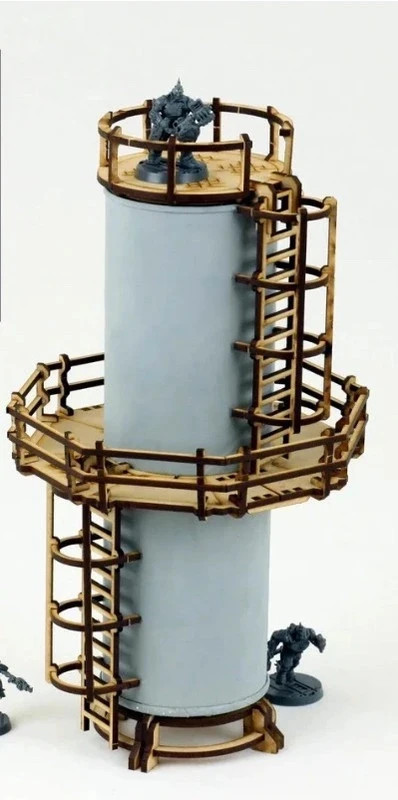 Grande tour/sillonpour necromunda. Mdf 3mm