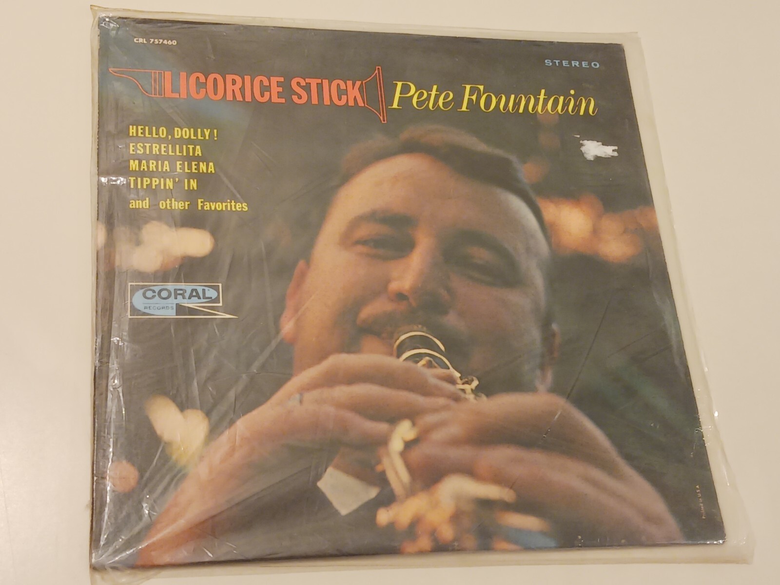 Pete Fountain Licorice Stick Vintage 1964 Jazz CRL 757460 Coral Records Vintage