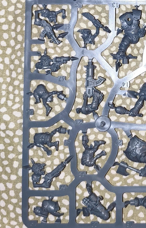 5 Gretchins (Grots) Orkos Warhammer 40K Armageddon NoS