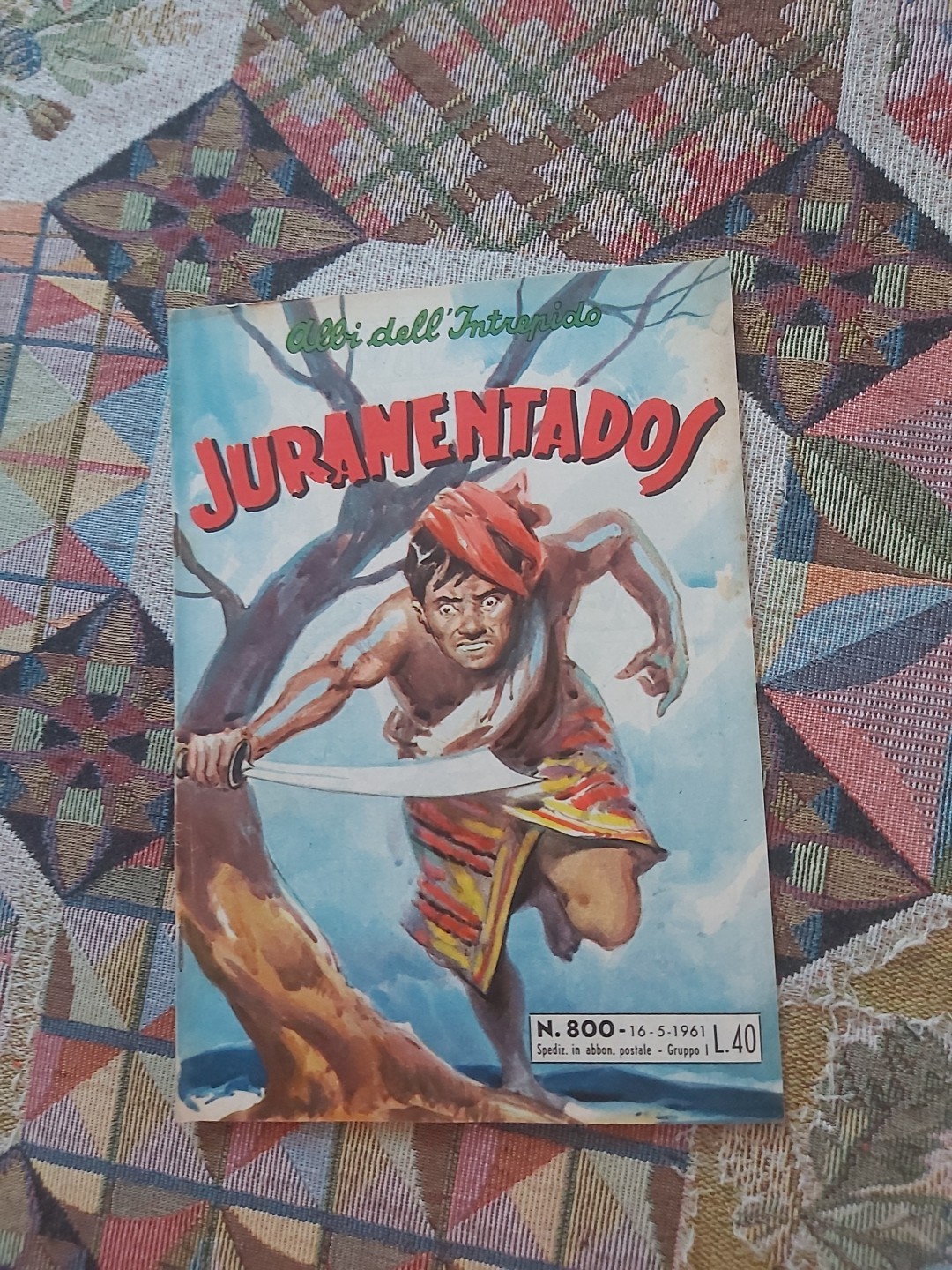 Albi Dell' Intrepido N. 800 Juramentodos Del 1961